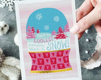 Snow Globe Postcards  |  Set of 5