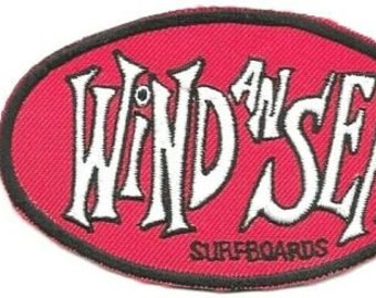 Vintage Surfing California Wind AN Sea Surfboards Promo Patch San Diego, CA Patc