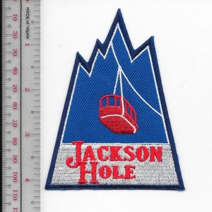 Vintage Skiing Wyoming Jackson Hole Mountain Resort Rocky Mountain Teton Village