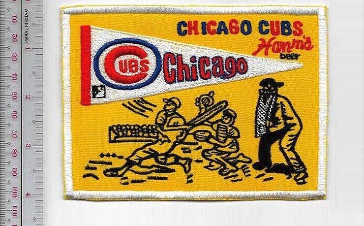 Beer Baseball Chicago Cubs & Hamm's Beer National League 1960 Promo Patch