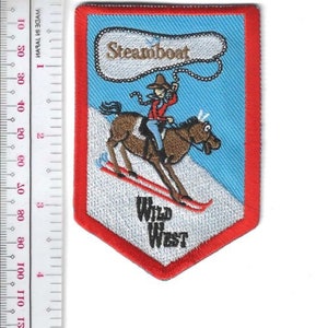 Vintage skiën Colorado Steamboat Springs Ski Resort Wild West Patch