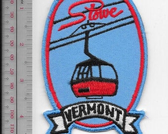 Vintage Skiing Vermont Stowe Mountain Ski Resort Gondola SkyRide Stowe, VT