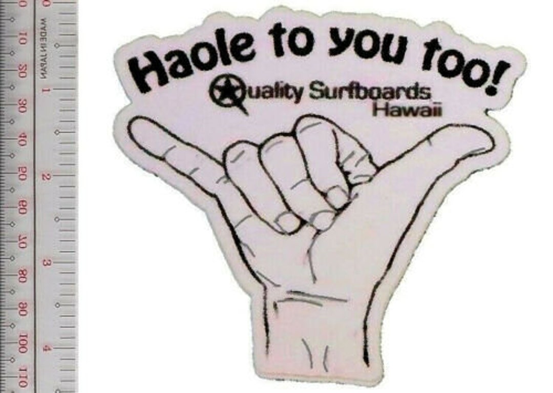 Buy Vintage Surfing Hawaii Quality Surfboards 'haole to You Online in India - Etsy