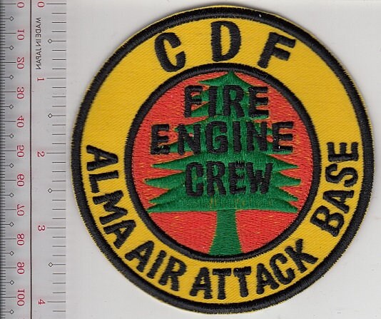 Hot Shot Wildland Fire Crew Alma Air Attack Base California Forest Fire Station CDF  California forestry fire fighter