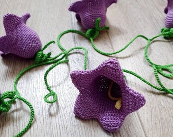 Crochet Bellflower Campanula Garland