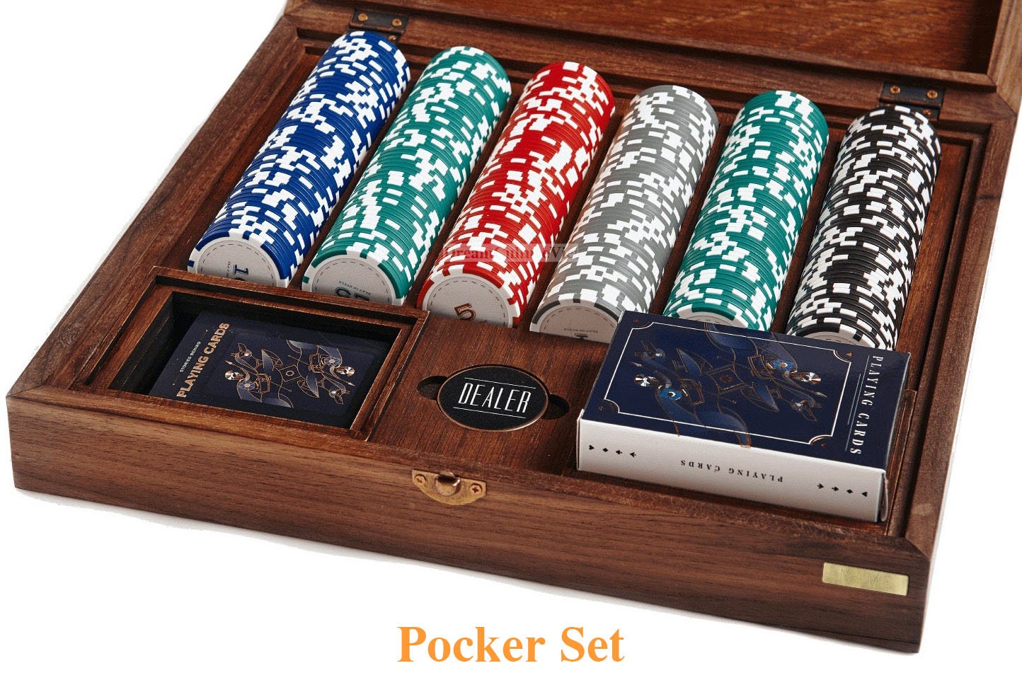 Casino Poker Chip Set, 300PCS Poker Chips, Cards, Button Casino Poker Chip Set, 300PCS Poker Chips, Cards, Button