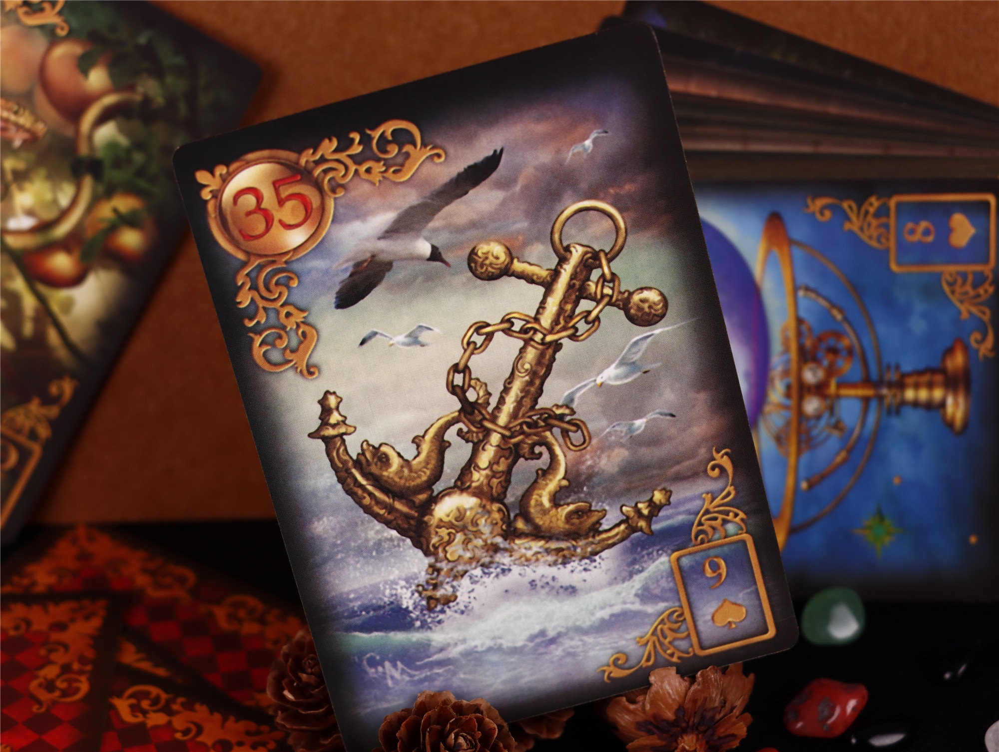Gilded Reverie Lenormand oracle cards deck /Tarot deck cards / | Etsy