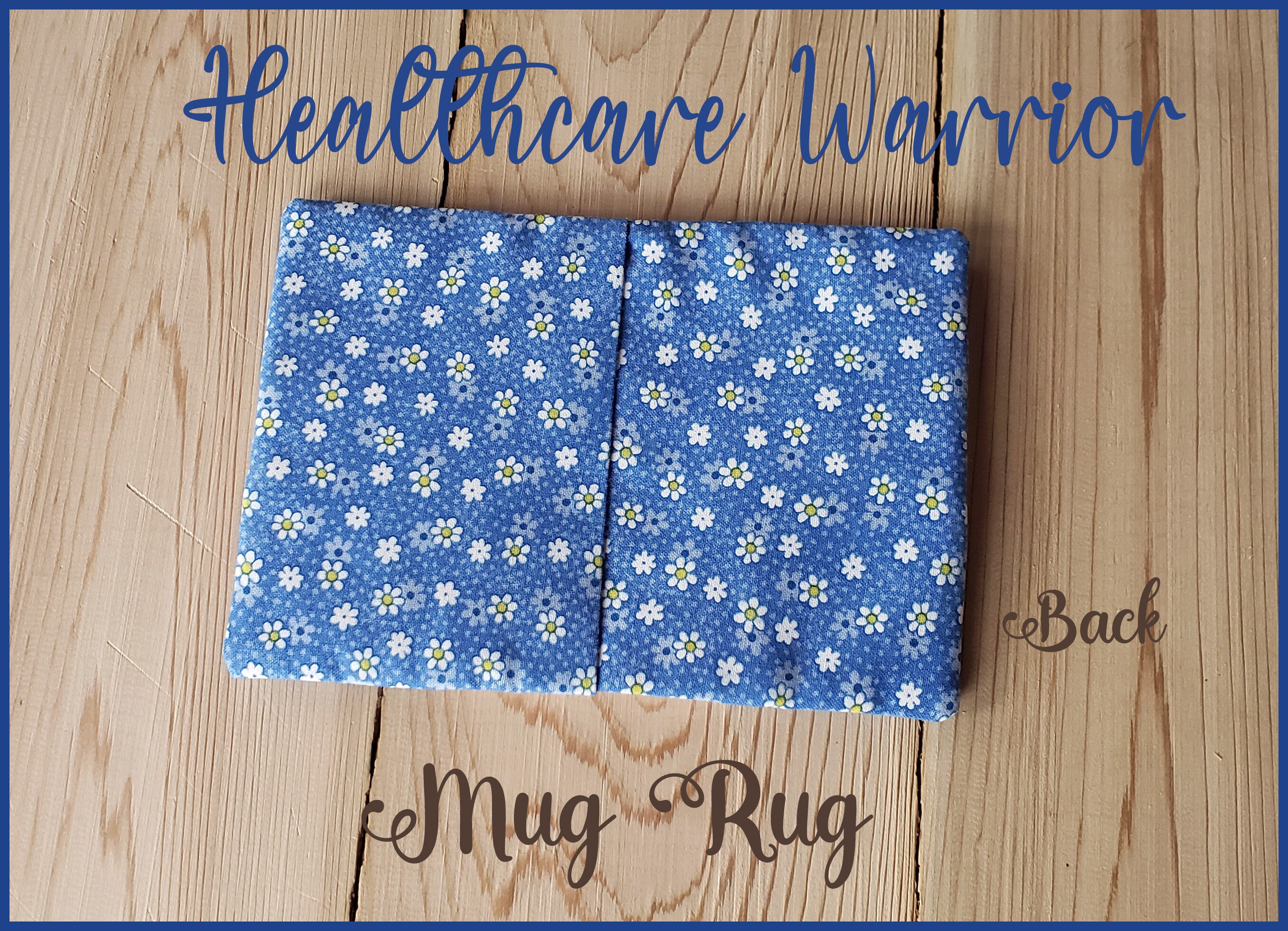 Handmade Mug Rug Healthcare Warrior Mug Rug Nurse's Etsy