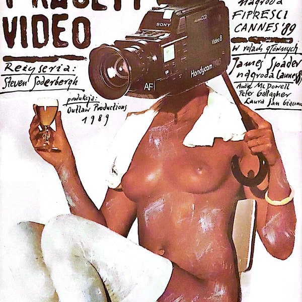 Sex, Lies, and Videotape, Polish Movie Poster Pągowski original No Reprint