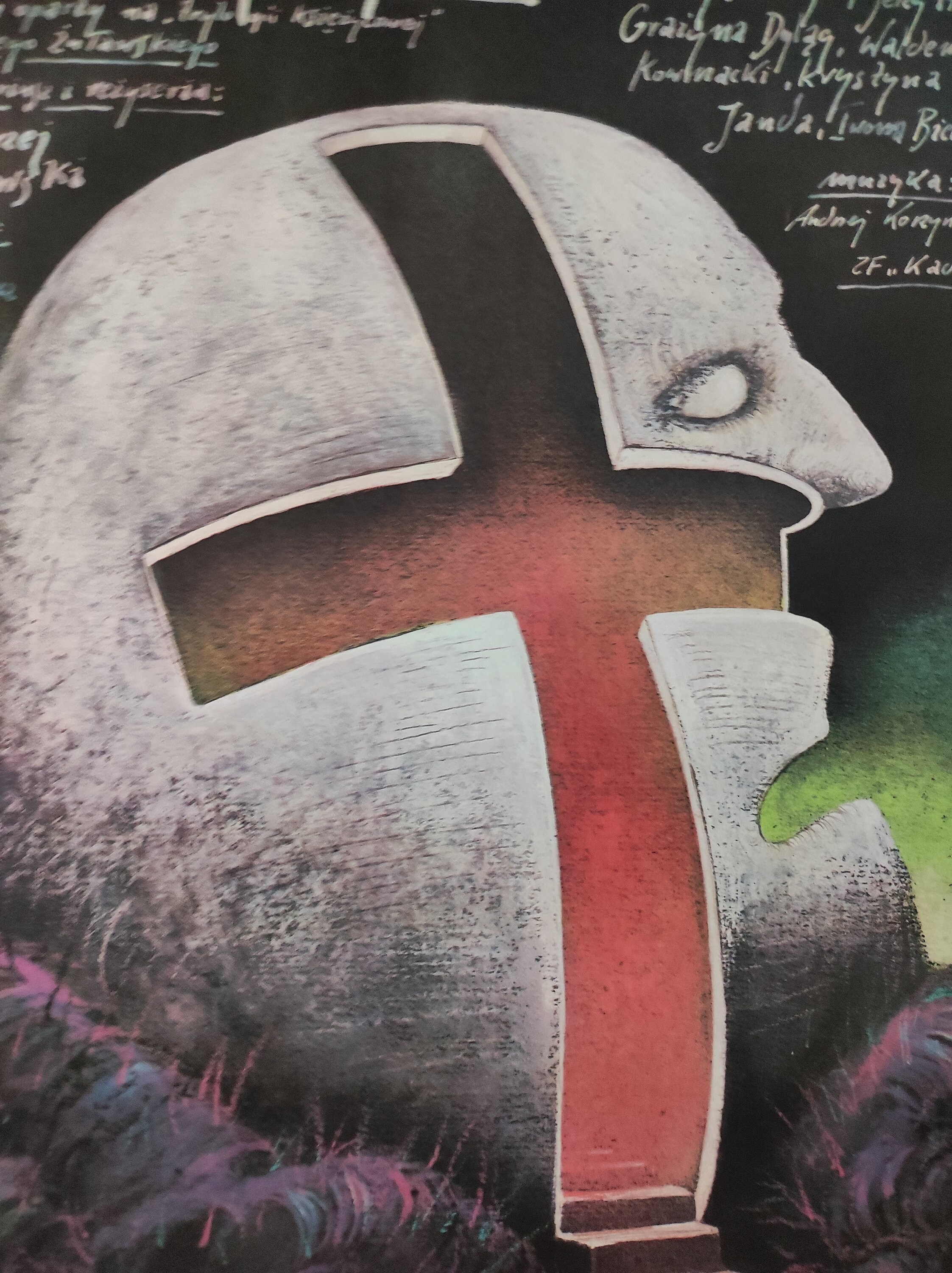 On the Silver Globe Original Polish Movie Poster Year 1988 Pągowski No