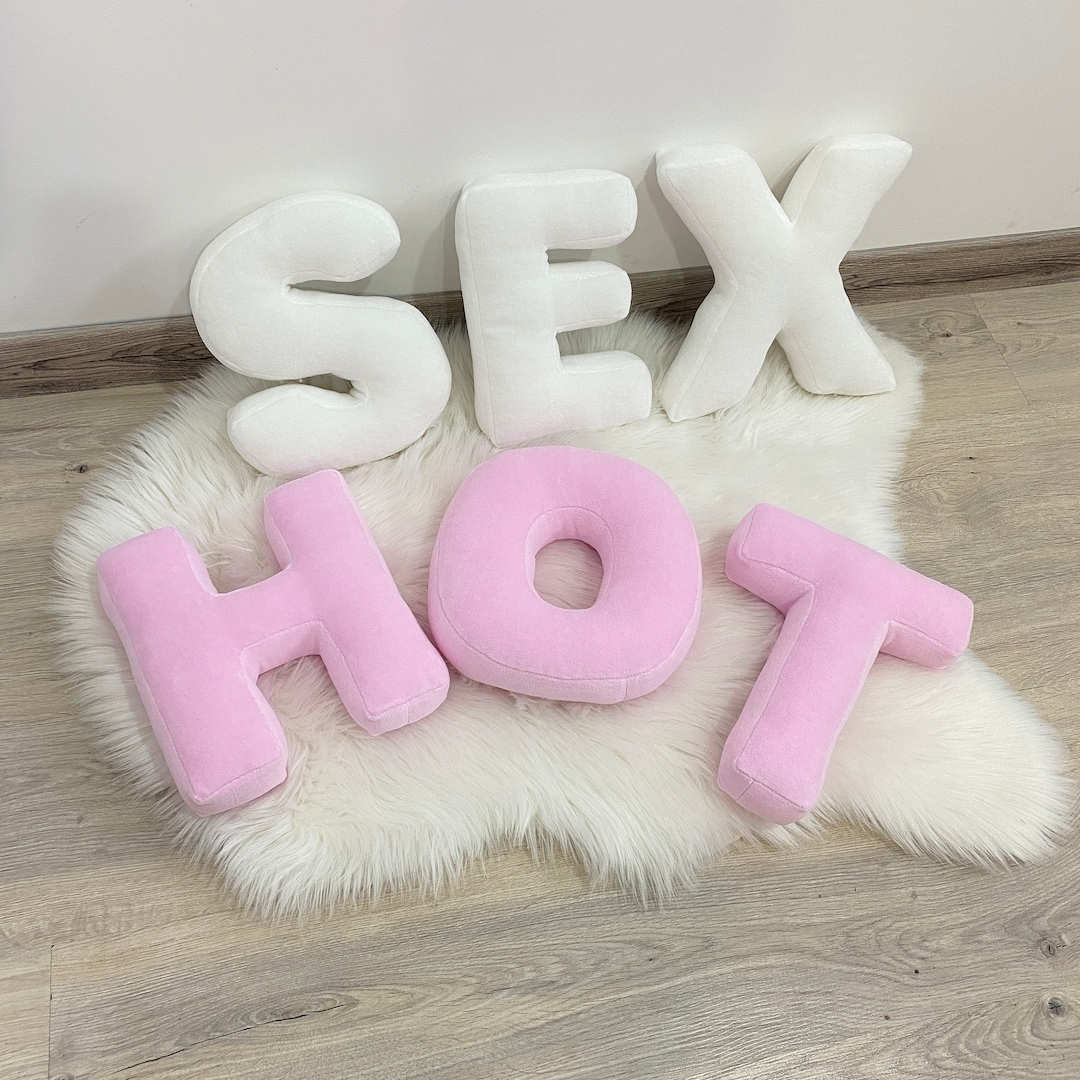 Letters Pillow Decoration, Bedroom Decor, Sofa Décor, Personalized