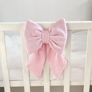 Cotton Nursery  Bow, Baby Girl Room Decor, Baby Shower Gift