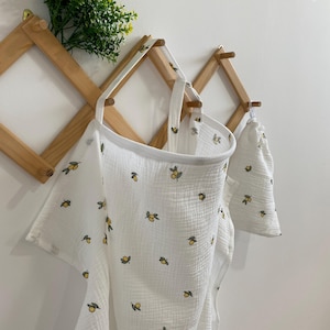 モスリン授乳カバー 赤ちゃんの授乳用 モスリン授乳カバー、妊婦ギフト、授乳用ショールエプロン、ベビーシャワーギフト