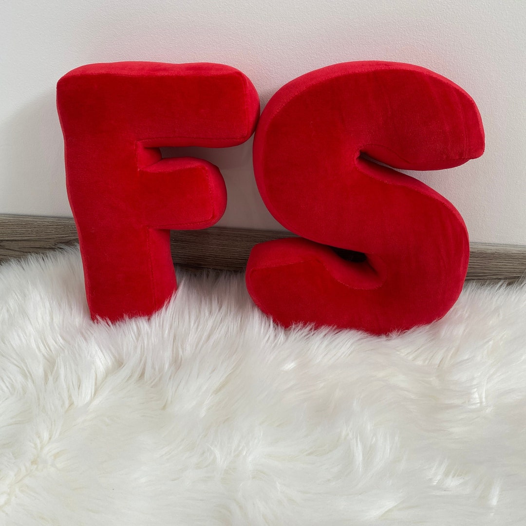 Fabric Letters Decoration, Letters Pillow, Personalized Pillow Monogram