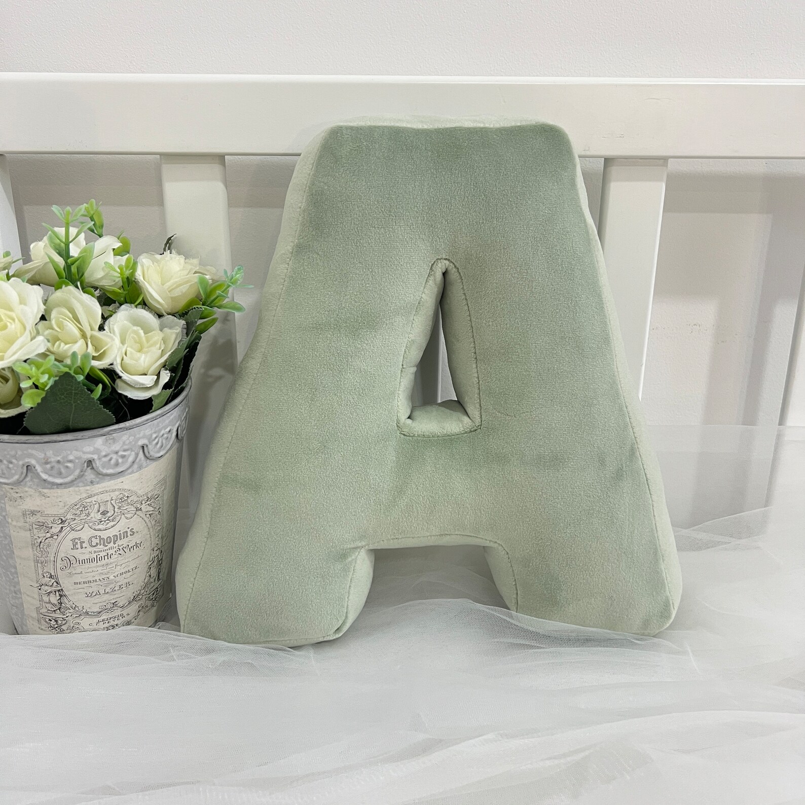 Velour Letter Pillow: Personalized Monogram, Christmas Decor - Etsy