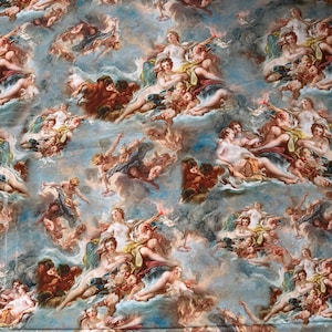 Baroque Heavens Cotton Fabric