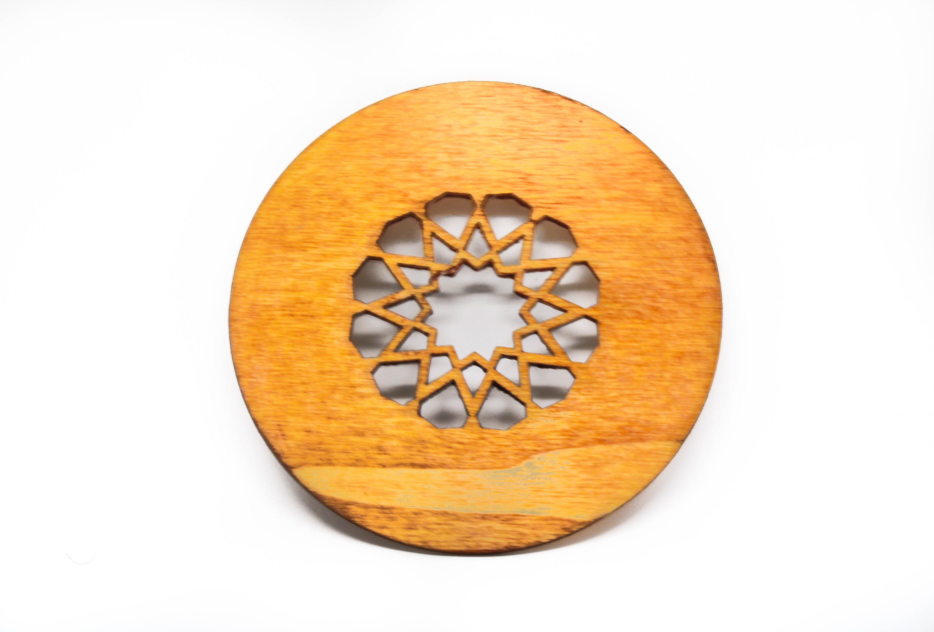 Alhambra X4 Wooden Coasters - Dessous de Verre en Bois Holz Untersetzer Posavasos Madera