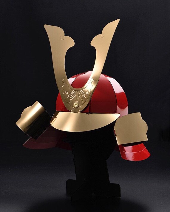 Samurai Helmet Wearable Papercraft Kids DIY Kabuto Etsy
