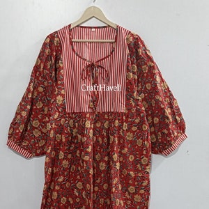Block print dress, women dress, Cotton dress Summer dress women, floral dress women, boho dress, Beach dress, Vacation dress, Bohemian Dress
