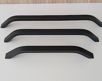 Black Metal Cabinet Handle With Modern And Classic Line, Unique Cupboard Handle, Dresser Drawer Handle, Kitchen Cabinet Handle