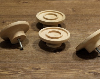 Handgefertigte Holz Knäufe, Küchenschrank Knäufe, Natürliche Möbelknöpfe, Knäufe, Dekorative Knäufe, Schrankbeschläge