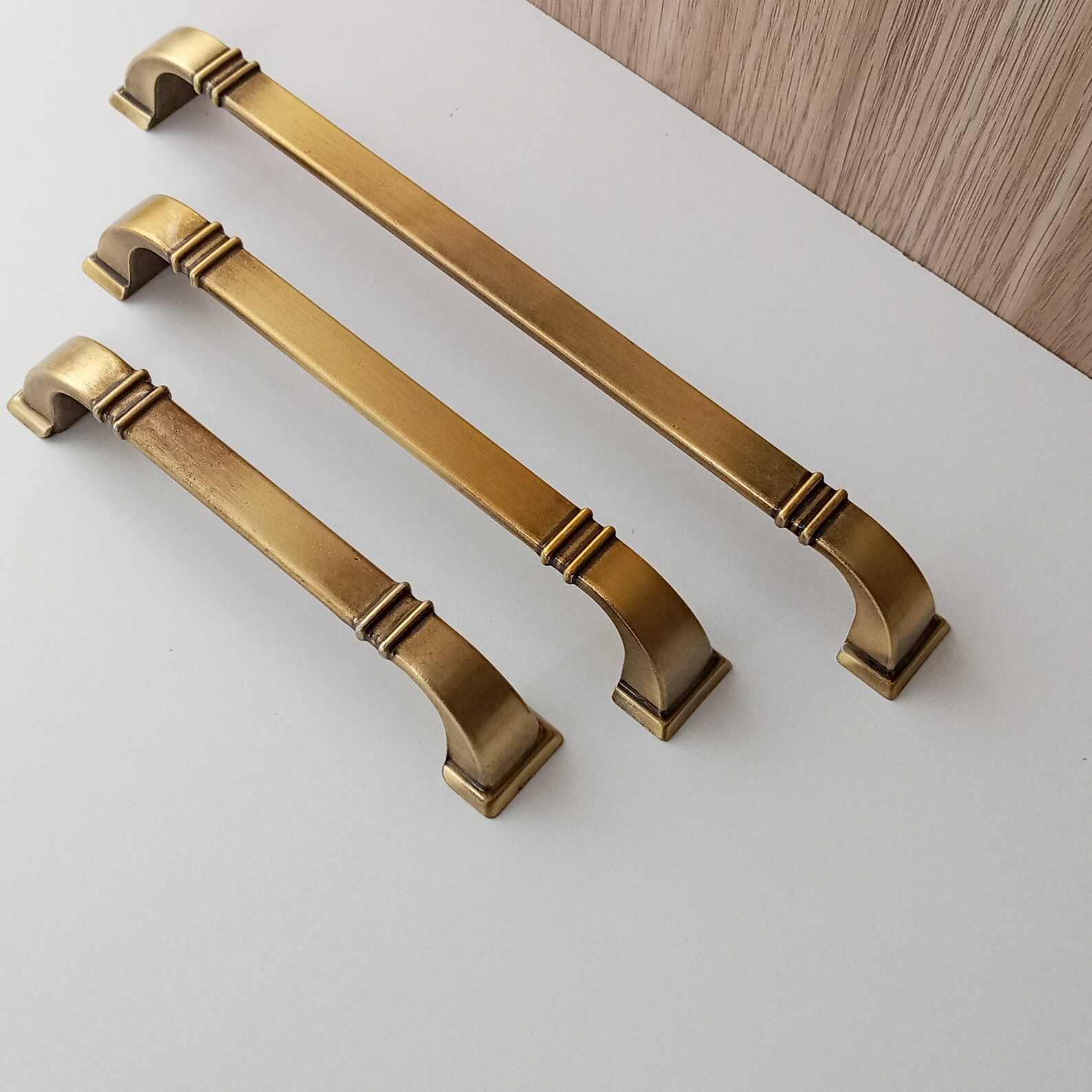 Gold Elegant and Antique Pulls, Unique Brass Drawer Pulls