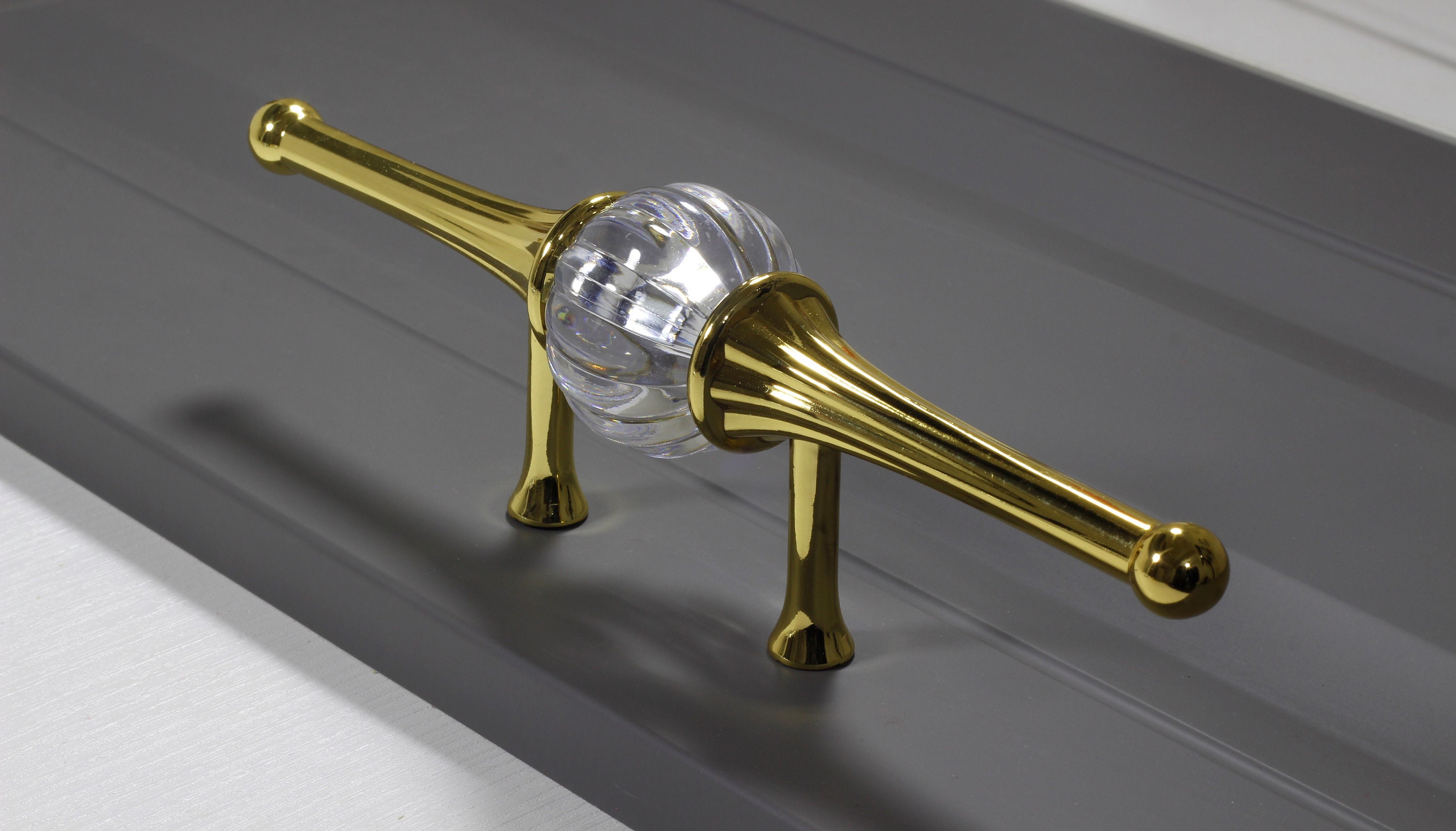 Poignées de meuble modernes en or avec boules, Poignée de meuble de style européen, Poignées de tiroir de commode uniques, Poignée de haute qualité