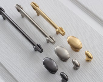 Luxury Gold Handle, Pull for Drawers, Nordic Knobs for Cupboards, Modern Kitchen Handle, Brass Wardrobe Pull, Home Decoration