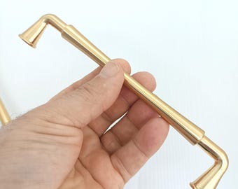 Moderner einfacher Gold-Ziehgriff, Luxusschubladengriff, Schrankgriff, T-Bar-Schrankknöpfe, Kleiderschrankgriff, Goldküchengriff