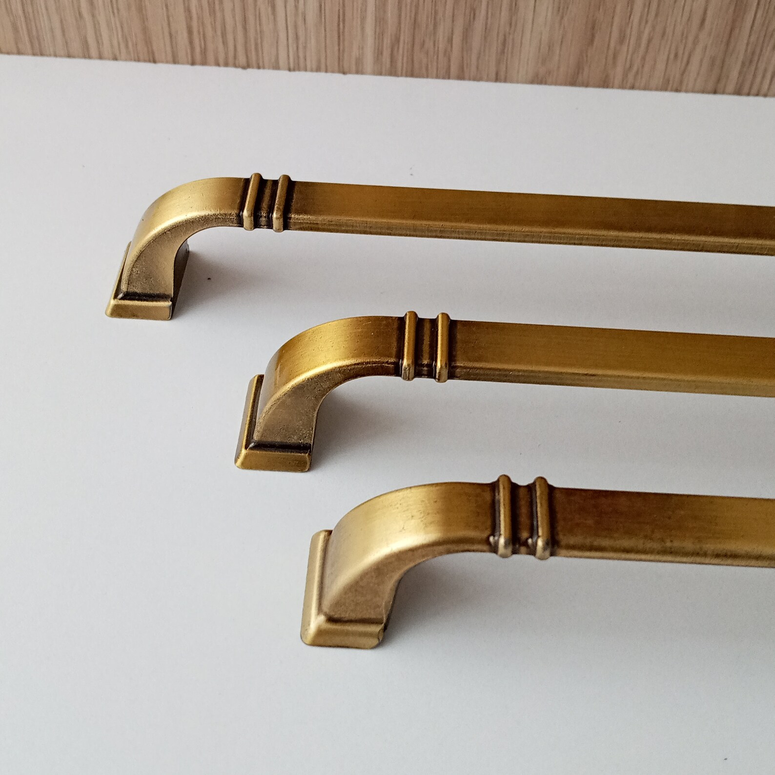 Gold Elegant and Antique Cabinet Pulls, Unique Brass Drawer Pulls ...