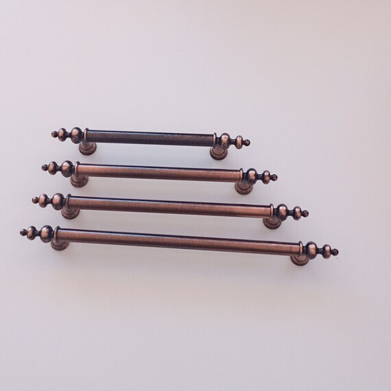 Copper Pull Handles Unique Copper Pulls Modern and Etsy