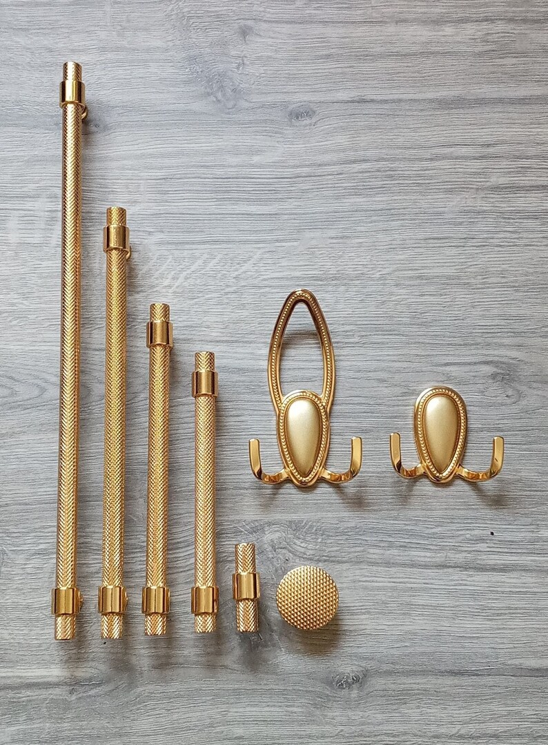 Highend Quality Modern Knurling Handles Unique Knurled T Bar Etsy