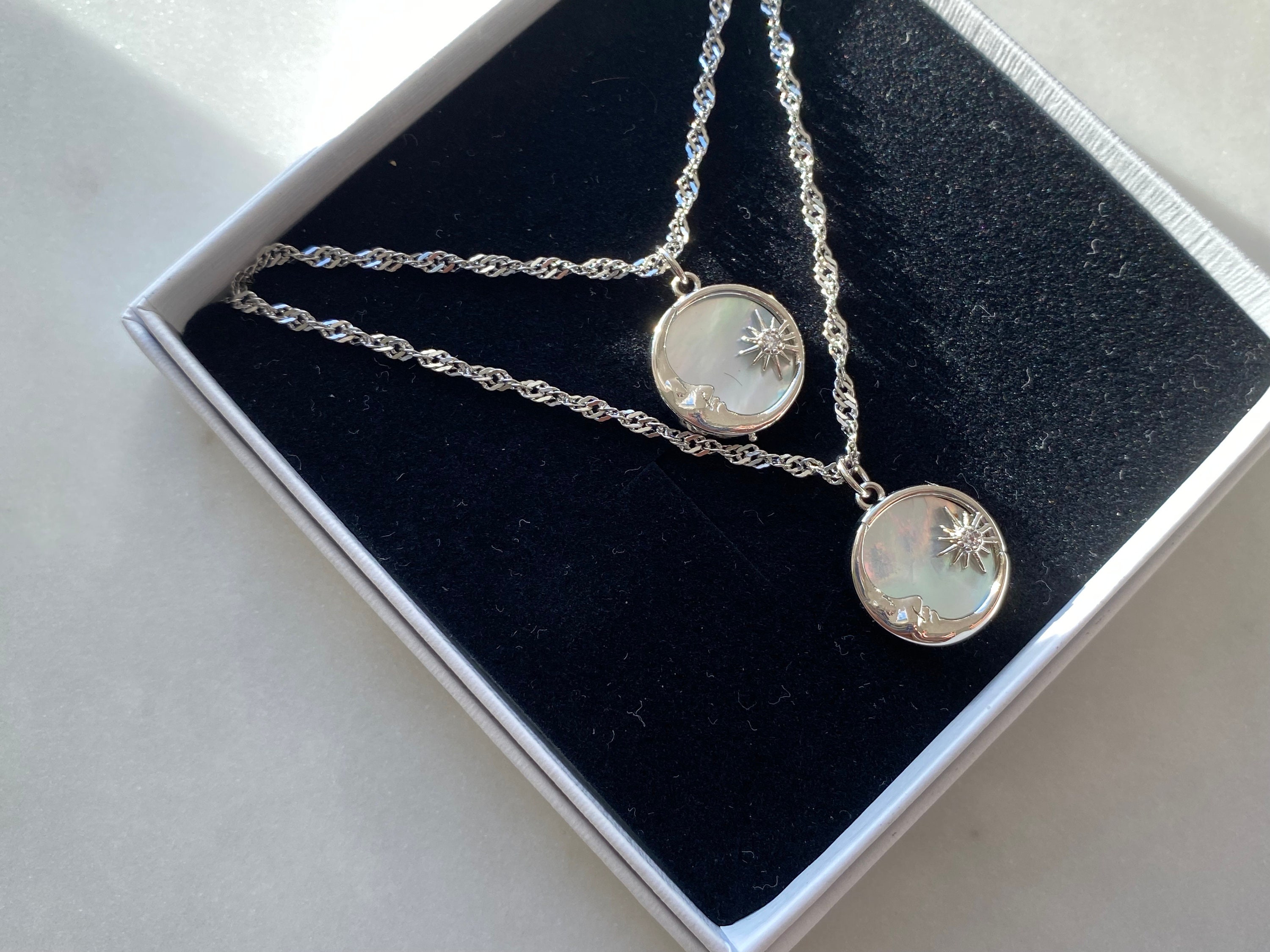 ★ROSEMONT★ Silver Necklace Selene RA24D13J SELENE Silver Necklace by Monad Design