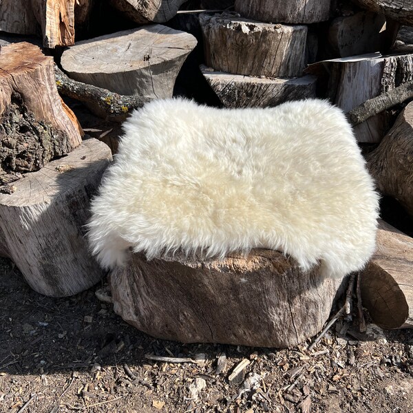 Sheepskin Chair Pad Etsy