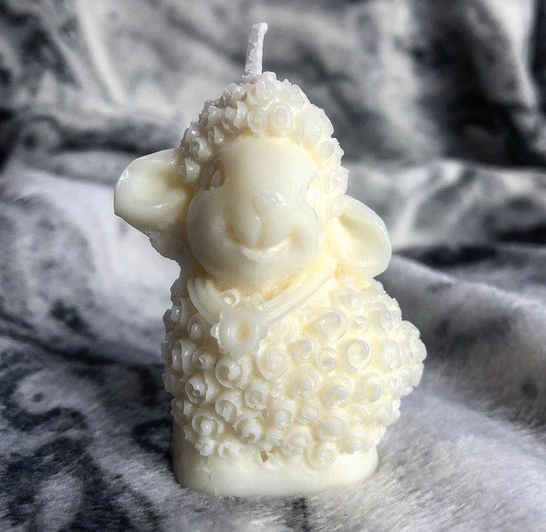 Sheep Candle Lamb Easter Scented Farm Farming Home Etsy