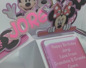 Minnie Card Box Etsy