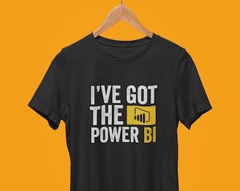 Camiseta divertida de Power BI: regalo para analista de datos