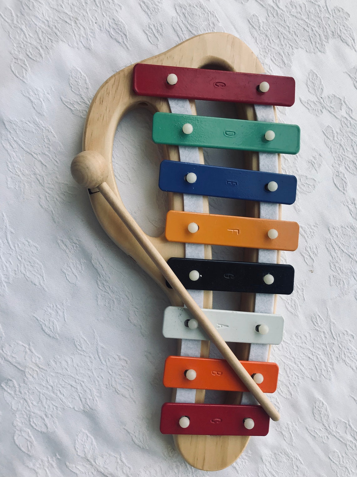 Xylophone Rainbow Instrument, Metallophone Children's Musical