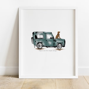 Dog Named Rover (Portrait) | Poster | Wall Print | A5, A4, A3 & A2 Sizes | Hand Designed