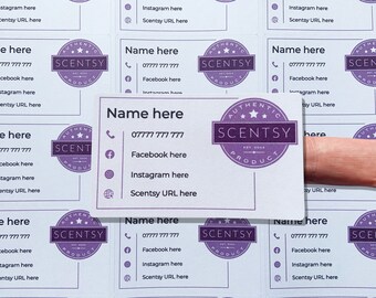 scentsy stickers etsy uk