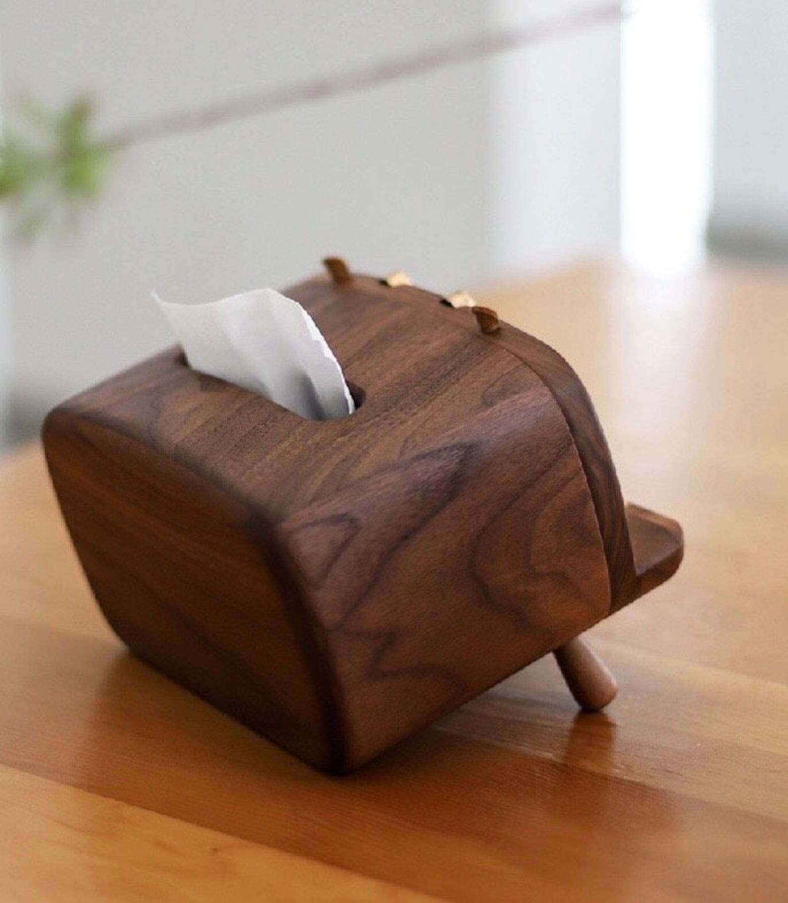 Wooden tissue box Hippo tissue box Solid wood tissue box Etsy