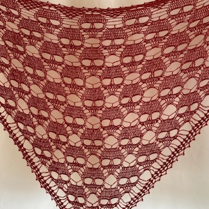 Schema all&#39;uncinetto per Halloween, Schema all&#39;uncinetto per scialle a forma di teschio, Schema all&#39;uncinetto per scialle, Schema all&#39;uncinetto per scialle a forma di teschio, Scialle dell&#39;anima perduta, Teschio all&#39;uncinetto