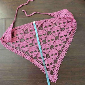 Patrón de crochet para Halloween, Patrón de chal de calavera a crochet, Patrón de chal a crochet, Patrón de chal de calavera a crochet, Chal alma perdida, Calavera a crochet imagen 12