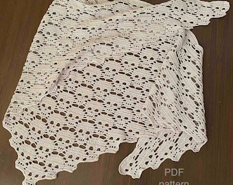 Crochet Skull Shawl Pattern: Lost Souls Design (PDF Pattern)