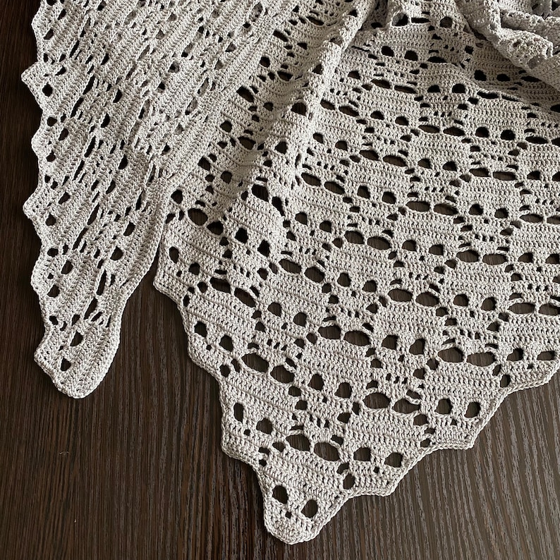 Lost Souls Crochet Pattern Skull Shawl Crochet Pattern Etsy