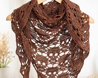 Skull Crochet Shawl Pattern: Lost Souls Cotton Wrap (PDF Pattern)