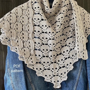 Lost Souls Crochet Shawl Pattern: Skull Design (PDF Pattern)
