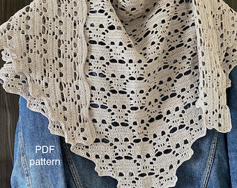 Crochet shawl pattern, Lost souls crochet pattern, Skull shawl crochet pattern, Crochet skull shawl pattern, Lost soul shawl