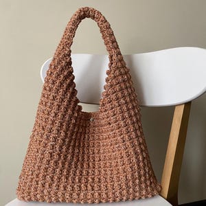 Häkeltasche Dreieck Muster, Häkelanleitung, Schultertasche Häkelanleitung, Handtasche Häkelanleitung, Häkelanleitung
