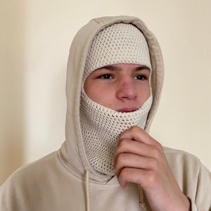 Crochet balaclava pattern, Balaclava knit pattern, Balaclava hat, Balaclava face mask, Ski mask pattern, Crochet hood pattern